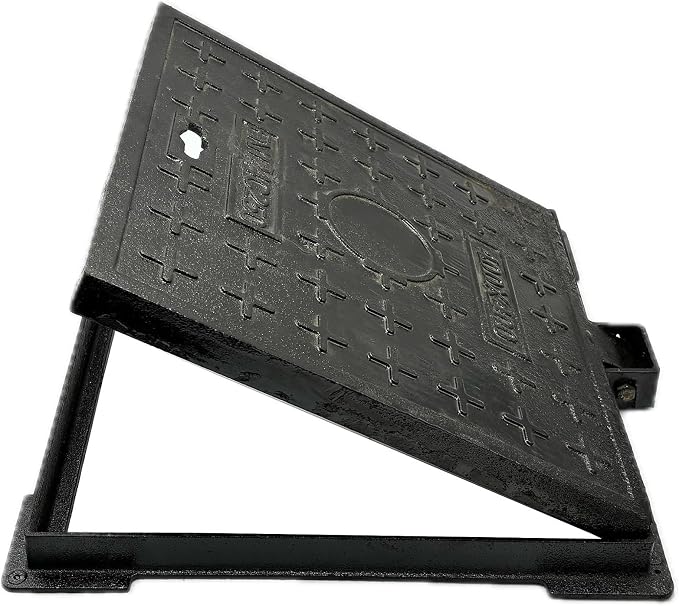 20x20 In Cast Iron Manhole Cover and Frame by ChannelDrainGrateManholeCover