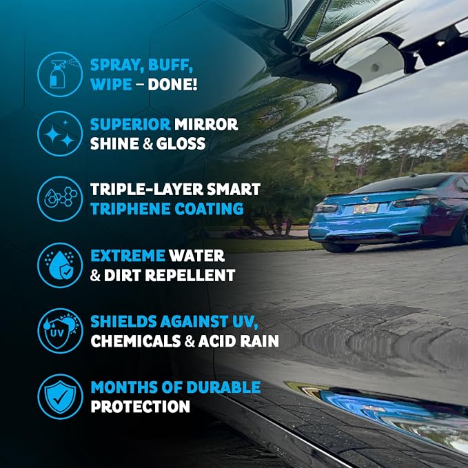 MAXL ONE ™ Car Spray with Triphene® Technology, Quick Spray & Wipe All Purpose - Image 5