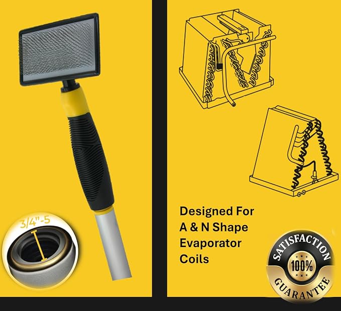 Coil Cleaning Fin Brush for AC Evaporator and Condenser Coils – HVAC Coil - Image 4