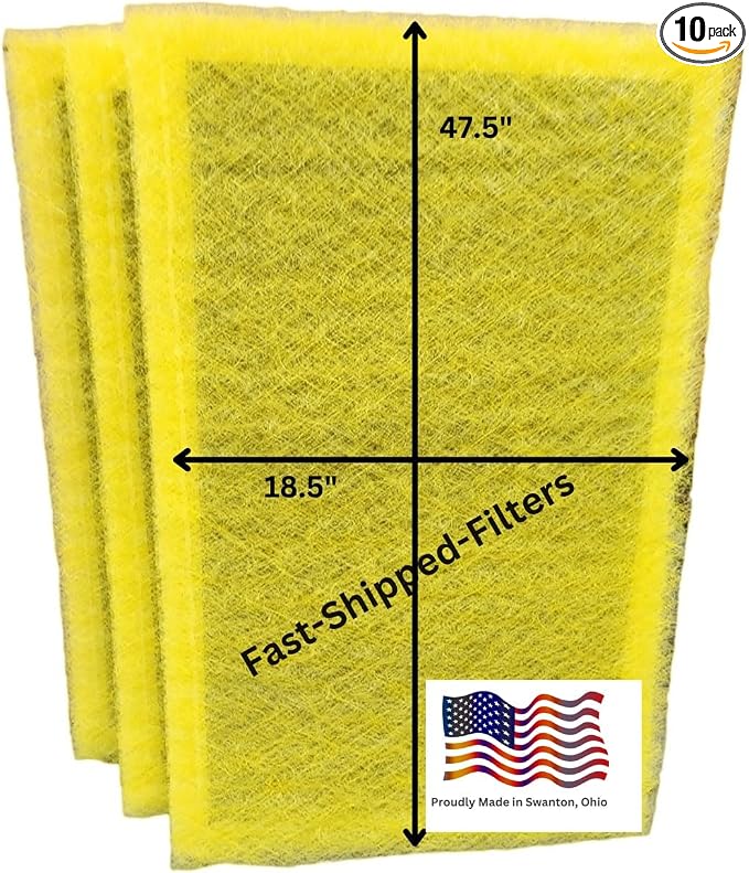 Fast-Shipped-Filters 10 Pack Replacement Filter Pads Compatible by Unknown