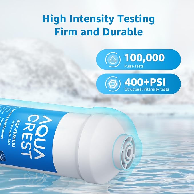 AQUA CREST FF35 Inline Water Filter Replacement, 1/4" Quick-Connect Replacement - Image 8
