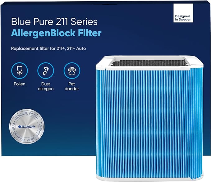 BLUEAIR Blue Pure 211+ Series AllergenBlock Filter, Genuine Replacement by Unknown
