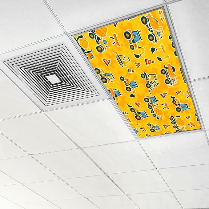 4 Pcs Fluorescent Light Covers for Ceiling Lights Construction Equipment - Image 6