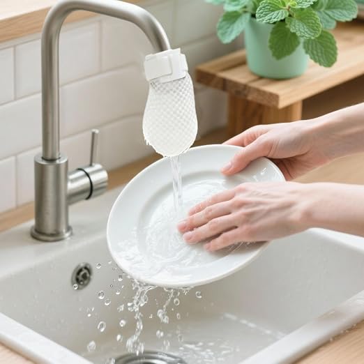 50 Pack High Density Faucet Filter, Fine Fiber Mesh Water Purifier - Image 7