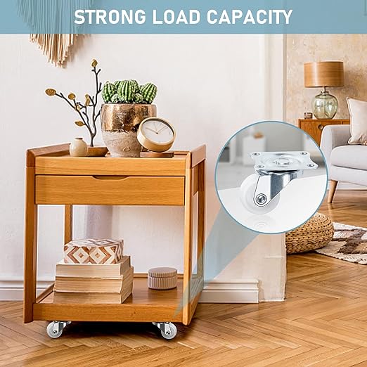 Low Profile Plastics Casters Wheels - Image 5