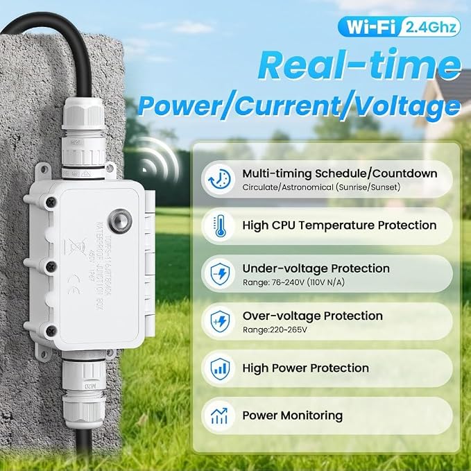 16A Outdoor Waterproof Control Pool Filters Garden Pumps - Image 6