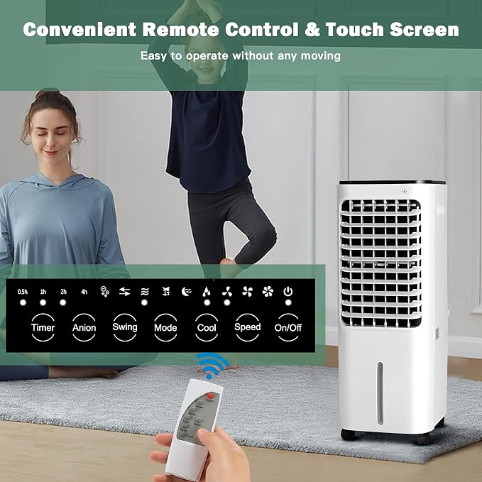 KOTEK 4-In-1 Evaporative Air Cooler, Portable AC Fan - Image 4