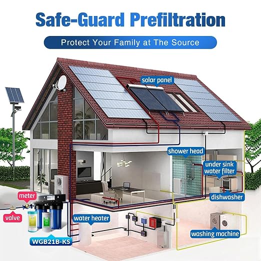 iSpring Heavy Metal Whole House Water Filter System, Sediment & Odor, 5-Layer - Image 8