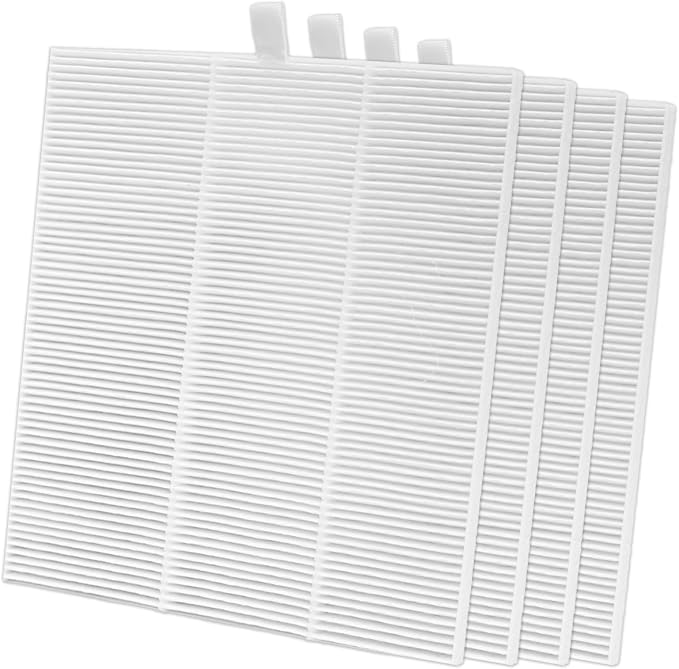 HAMARA Nail Dust Collector Replacement Filters 4 Pack – Reusable 6x7 Inch by HAMARA