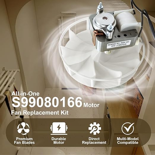 S99080166 Bathroom Vent Fan Motor Replacement, 120V 70CFM BP28 Exhaust Fan Motor - Image 2