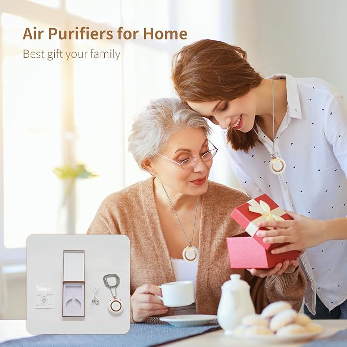 Rechargeable Ionizer Air Purifier, Wearable Air Purifier, Mini Necklace Air - Image 6