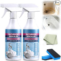 Bathroom Descaler Foam Cleaner, New Bathroom Descaler, Stubborn Stains Cleaner, All Purpose Bathroom Cleaner Spray for Home Kitchen, 4Floz/120ml (2 PCS)