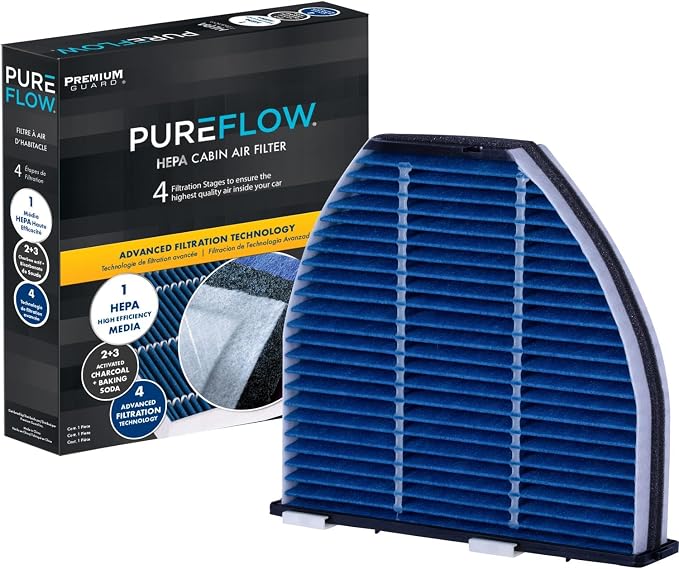 PUREFLOW PC5844HX HEPA Cabin Air Filter | Fits 2010-2016 Mercedes-Benz E350 - Image 3