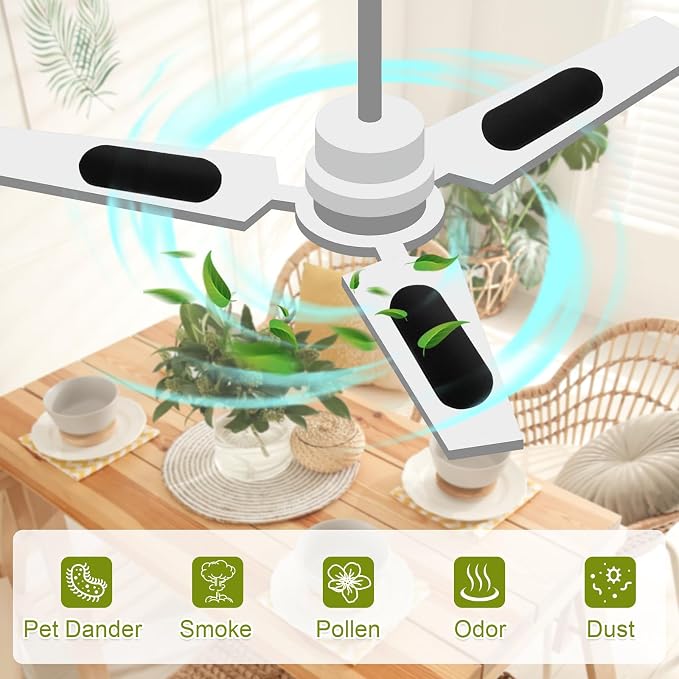 Tuanse 15 Pack Ceiling Fan Filters - Image 4