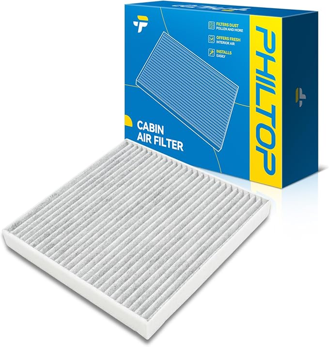 PHILTOP Cabin Air Filter w/Activated Carbon, Compatible by PHILTOP