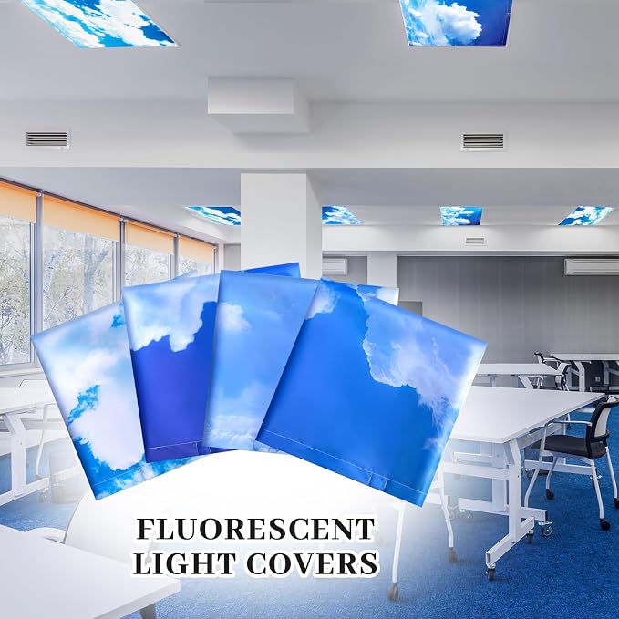 ROCEEI Pack of 4 Fluorescent Light Covers - Image 6
