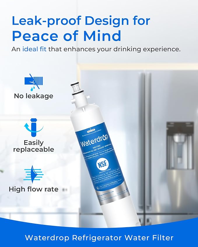 Waterdrop WD-F19C Replacement for GE® RPWFE®, RPWF Refrigerator Water Filter - Image 3