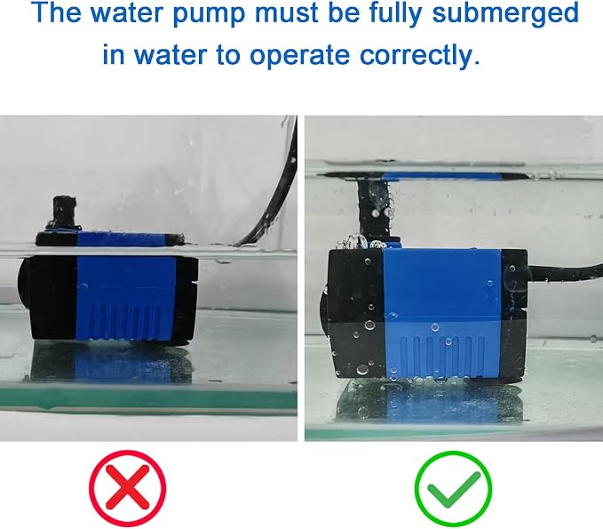 AQUANEAT Small Fountain Pump, 80 GPH Mini Submersible Water Pump - Image 4