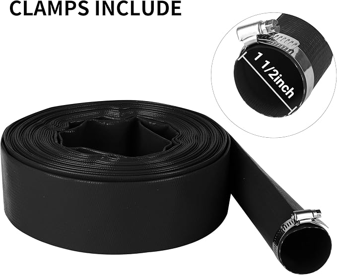 1-1/2" x 50 FT Pool Backwash Hose, - Image 3