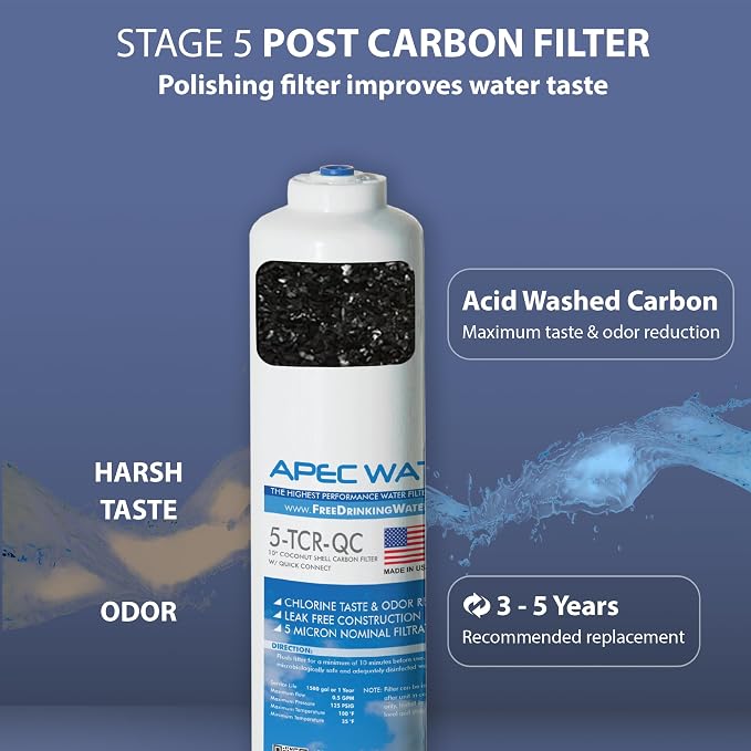 APEC FILTER-MAX90 US Made 90 GPD Complete Replacement Filter Set - Image 6