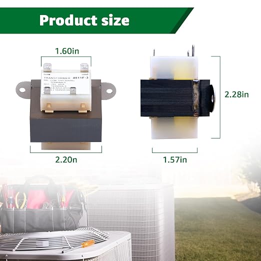 TRR01729 120V to 24V HVAC Furnace Transformer, Replacement - Image 2