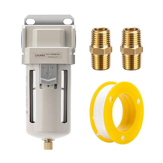 Industrial Air Dryer Filter 1/2”NPT, Air Compressor Water Separator, Air by LNCHKA