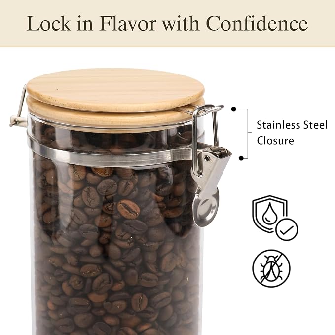 Glass Storage Jars Set Elegant Containers - Image 4