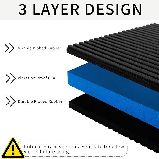8 Pack Anti Vibration Pads, Rubber Sound Insulating Isolation Damping Pads - Image 3