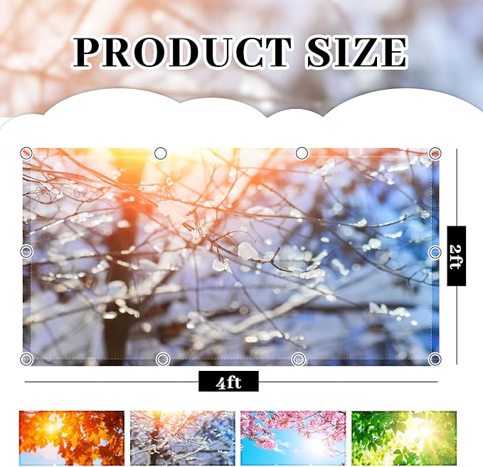 ROCEEI Pack of 4 Fluorescent Light Covers - Image 3