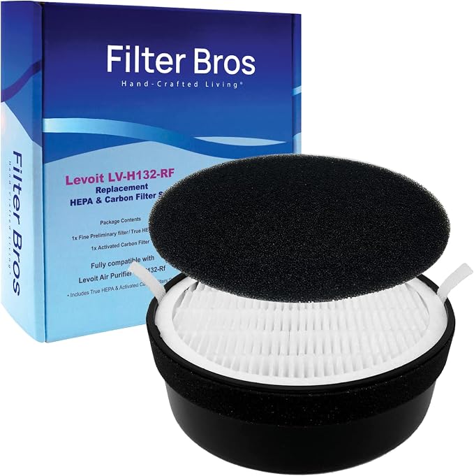 Filter Bros LV-H132-RF High Efficiency Activated Carbon Replacement Filter Fits by FilterBrosHand-CraftedLiving