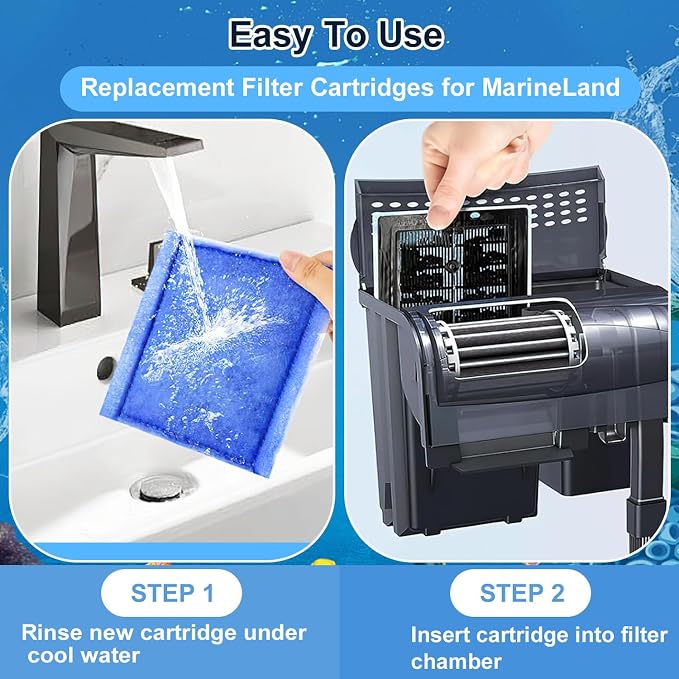 12 PCS Aquarium Filter Cartridge Filters, Rite-Size C Fish Tank Filter Cartridge - Image 6