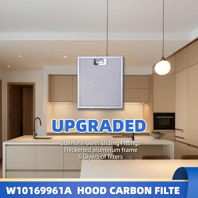 5Layer Aluminium W10169961 Upgraded Range Hood Filter - Image 4