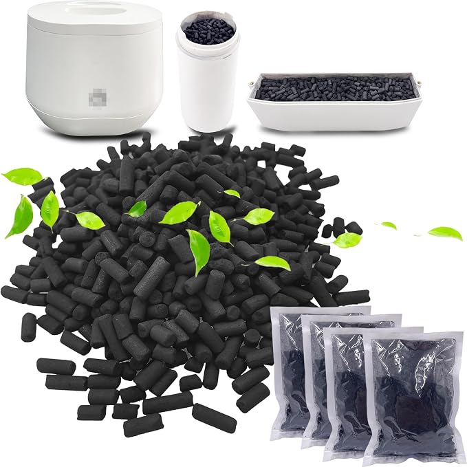 4 Pack Odor Absorbing Carbon Filter Refills by PurifyLogix