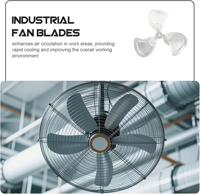 Industrial Aluminum Fan Blades 16.5 Inch Replacement Parts - Image 4