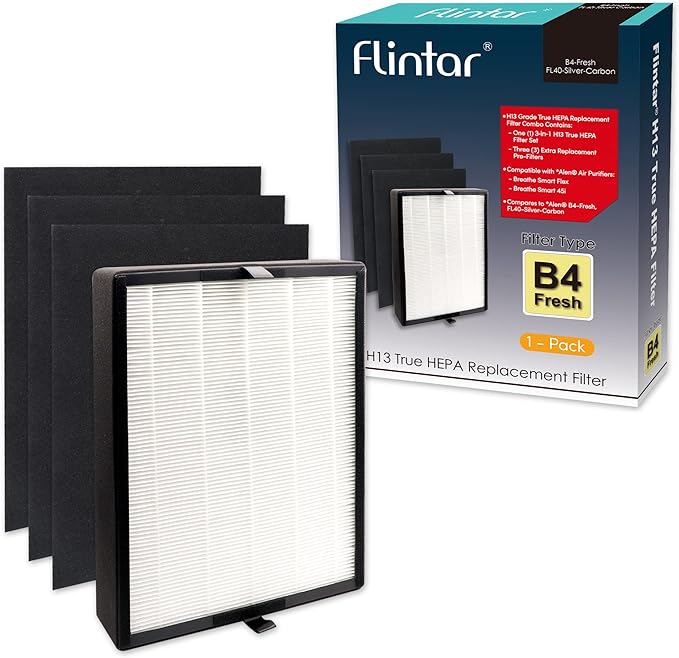 B4-Fresh Replacement Filter, Compatible by Flintar