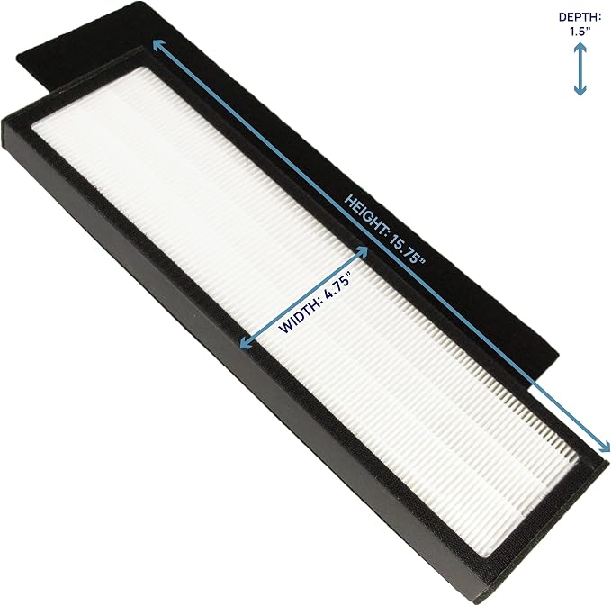 Filter Bros HEPA Filter B Replacement Fits GermGuardian FLT4825 AC4825 AC4900CA - Image 2