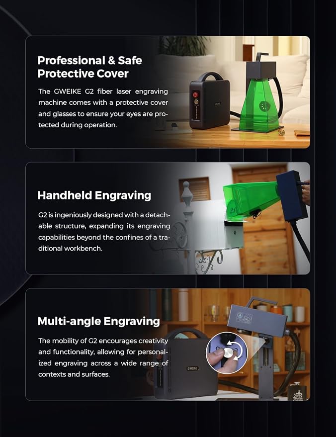 GWEIKE G2 Pro 30W Fiber Laser Engraver - Image 8