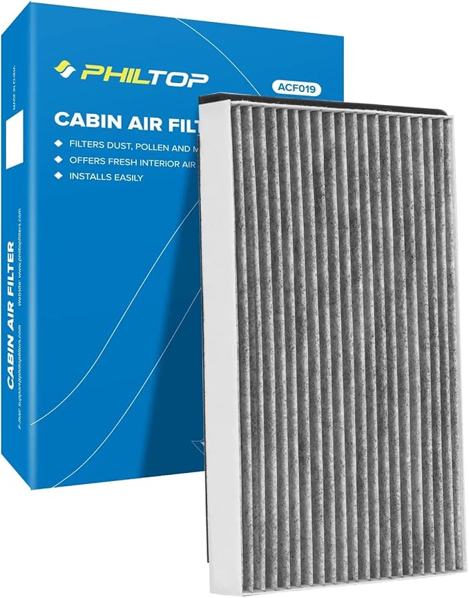 PHILTOP HEPA Cabin Air Filter w/Activated Carbon, Compatible by PHILTOP