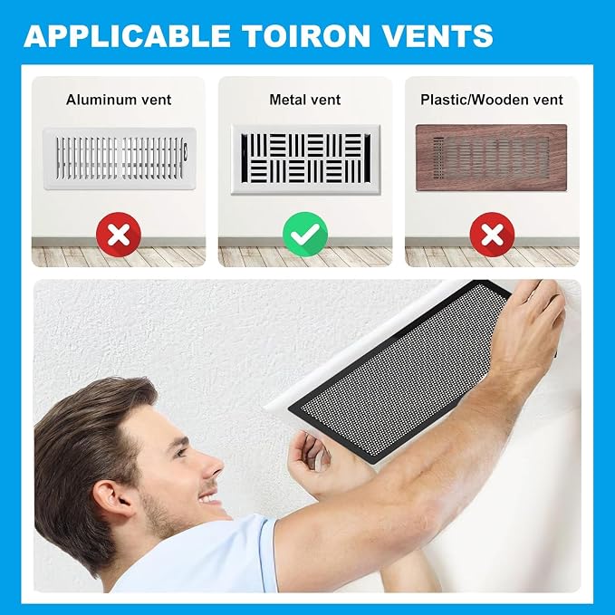 4-Pack 5"x11" Powerful Magnetic Vent Covers - Image 6