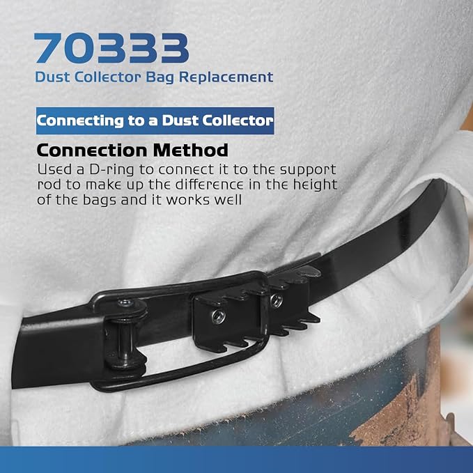 70333 Dust Collector Bag, fit for POWERTEC DC-1512, Vacuum & Dust Collector Bags - Image 5