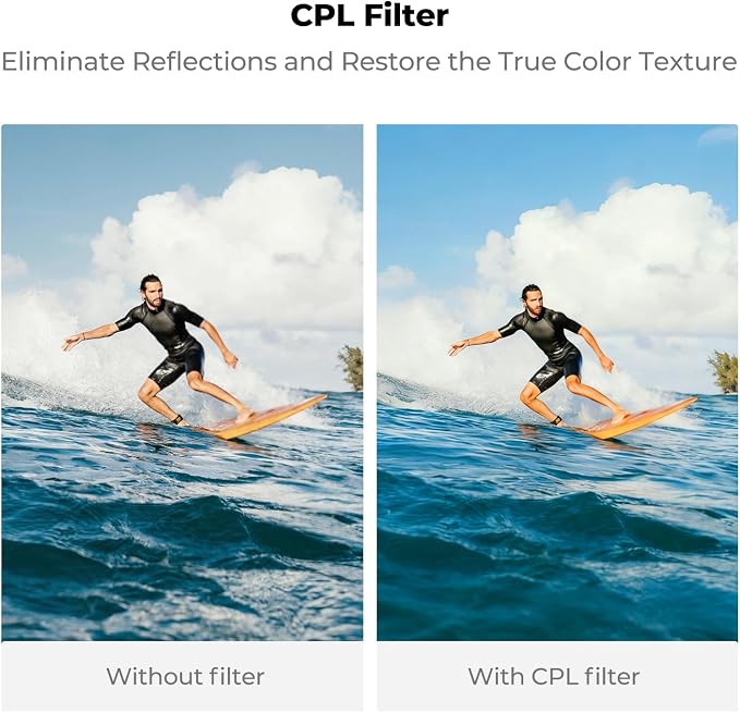 K&F CONCEPT Snap On CPL ND Filter Kit Compatible - Image 3