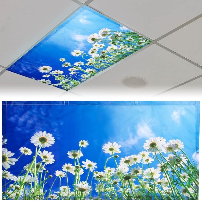 Patelai 4 x 2 Feet Fabric Fluorescent Light Cover by Patelai