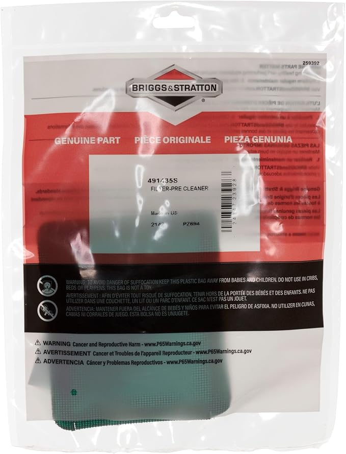 Briggs & Stratton 491435S Filter Pre-Cleaner - Image 3