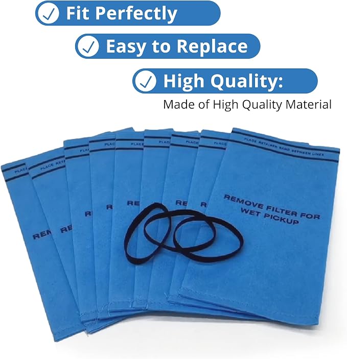 Smilefil 18 Pack Wet Dry Vacuum Filter Bags Compatible - Image 2