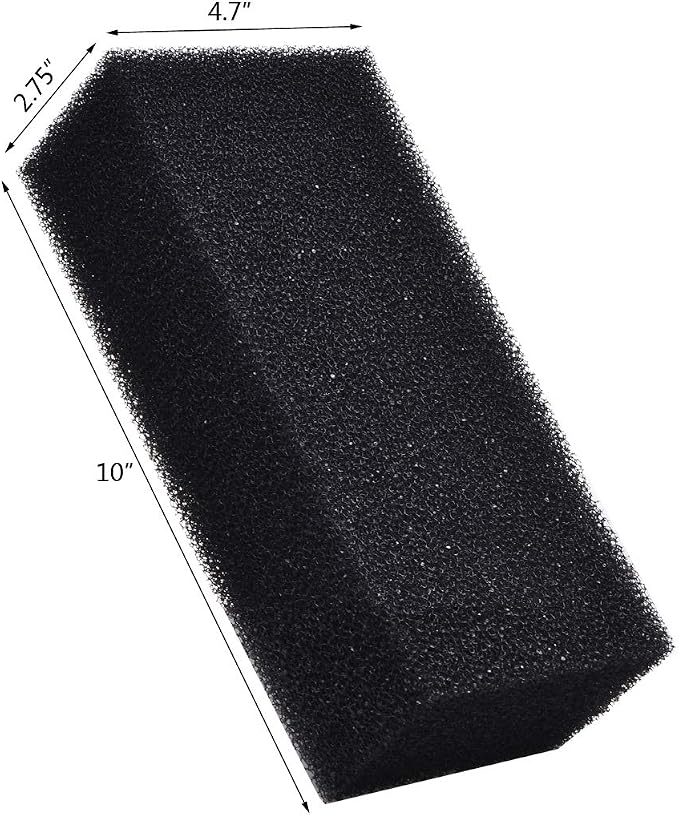 Hipanda Filter Foam Sponges, Bio Sponge Filter Media Pad, Cut-to-Size Foam - Image 2