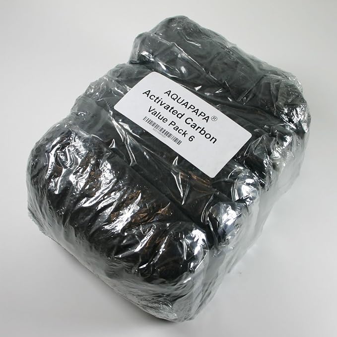 6 lbs Carbon Charcoal Filter Media Pellets in 6 Mesh Bags - Image 2