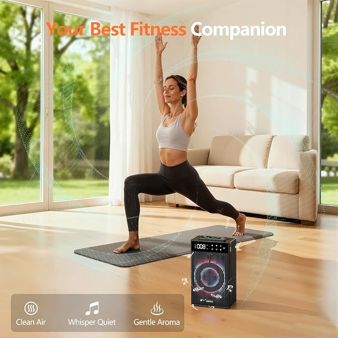 CleanForce Rainbow Cube | World’s First 4-in-1 Space-saving Air Purifier - Image 3