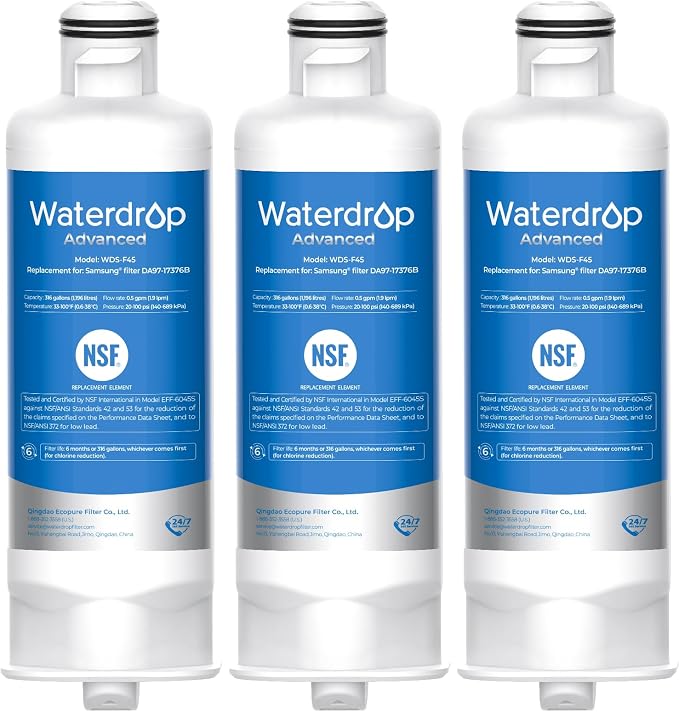 Waterdrop WDS-F45 Replacement for Samsung® DA97-17376B, HAF-QIN/EXP, DA97-08006C by Waterdrop