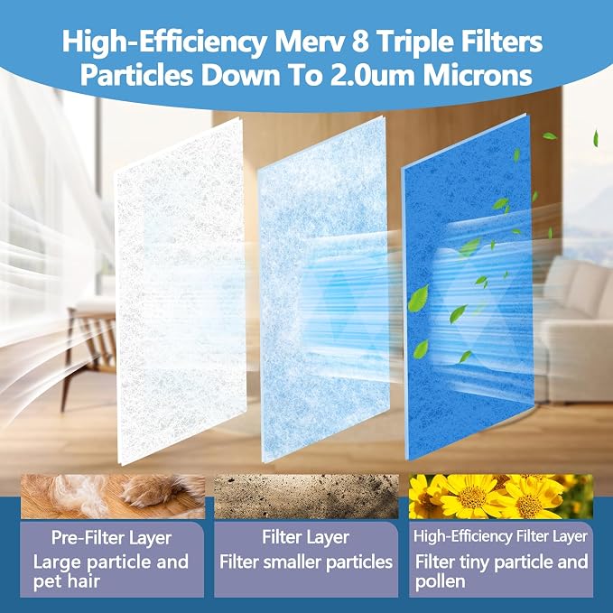 12" x 100" Air Vent Filters, - Image 3
