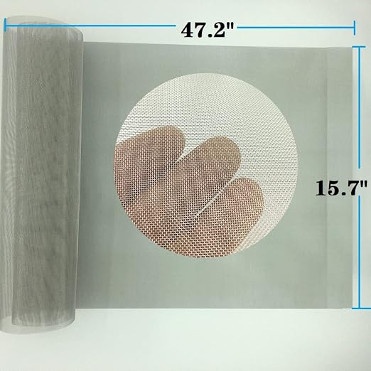 Stainless Steel Mesh Screen #60Mesh -Size:15.7"x47.2" SS304 Wire Mesh Screen - Image 2
